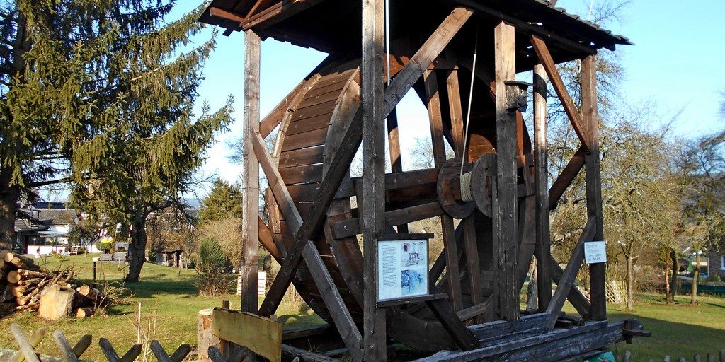 Historischer Baukran