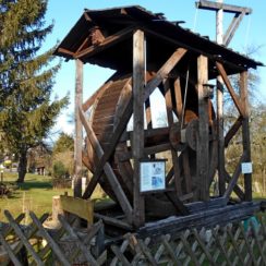 Historischer Baukran