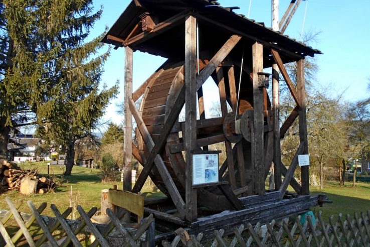 Historischer Baukran